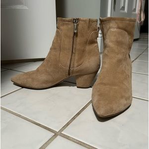 Sam Edelman Karlee suede booties size 8. Beautiful tan color.